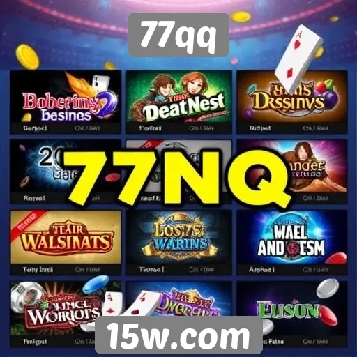 Jogos populares disponíveis no site 77qq